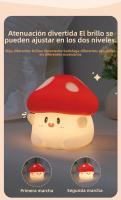 Lámpara De Noche LED Recargable USB En Forma De Setas Decoración De Mesa Para Habitación Jardín Regalo De Cumpleaños Para Niños Iluminación Animal Calabaza Lámpara De Noche Para Bebé - details 3