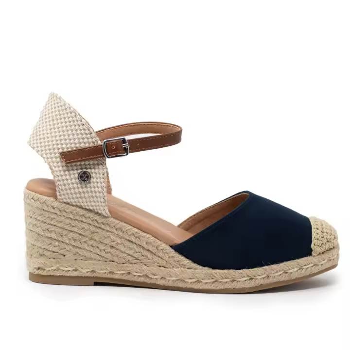 Alpargatas de mujer XTI 140746 09 VALENCIANA CORREITA ANTE NAVY 35718 25V - 1