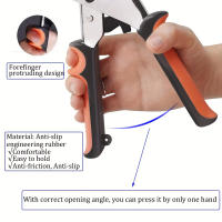 Kit De Herramientas Para Agujeros Portátil Presionador Manual De Grommets Con Plomería De 10mm Herramienta De Prensa Para Ropa - details 3