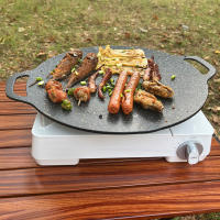 Sartén De Barbacoa Coreana Multiusos Antiadherente Para Panqueques Redondos Viajes Camping Fritura Plancha Herramienta De Barbacoa Para El Hogar - details 2