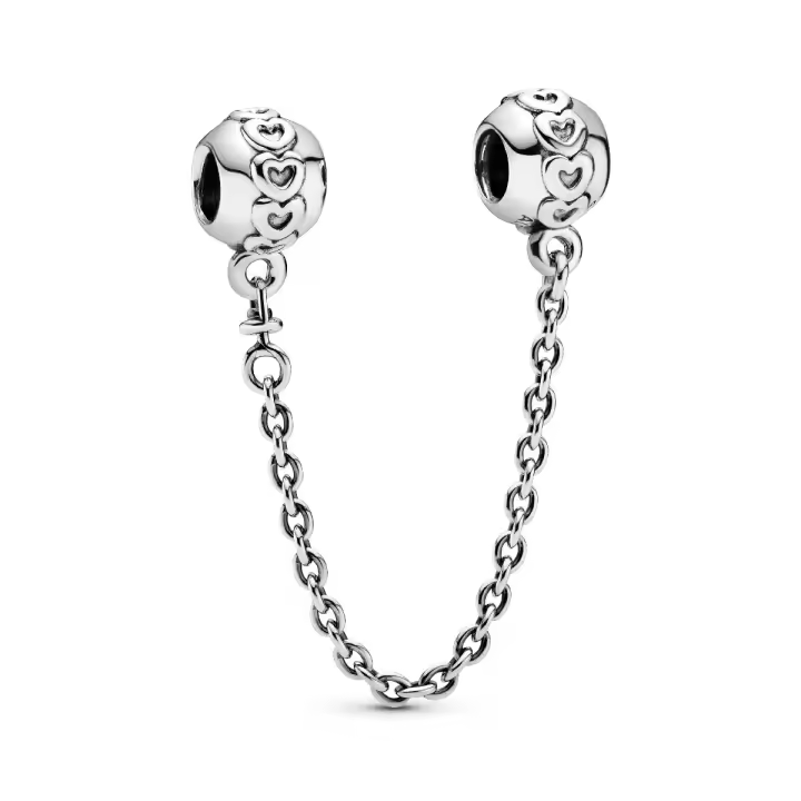 Cadena de seguridad Pandora Corazones - 1