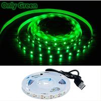 Tiras LED Verdes De Carga USB 5V Para Luz De Fondo De TV Inteligente Decoración De Habitación De Juego Y Dormitorio Iluminación De Lámparas - details 5