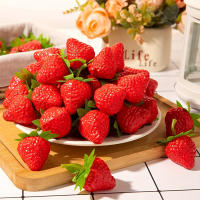 10/20Pcs Fresas Artificiales Para Decoración De Fiesta En Casa Fotografía Prop Decoración De Festivales Para Celebración De Halloween - details 3