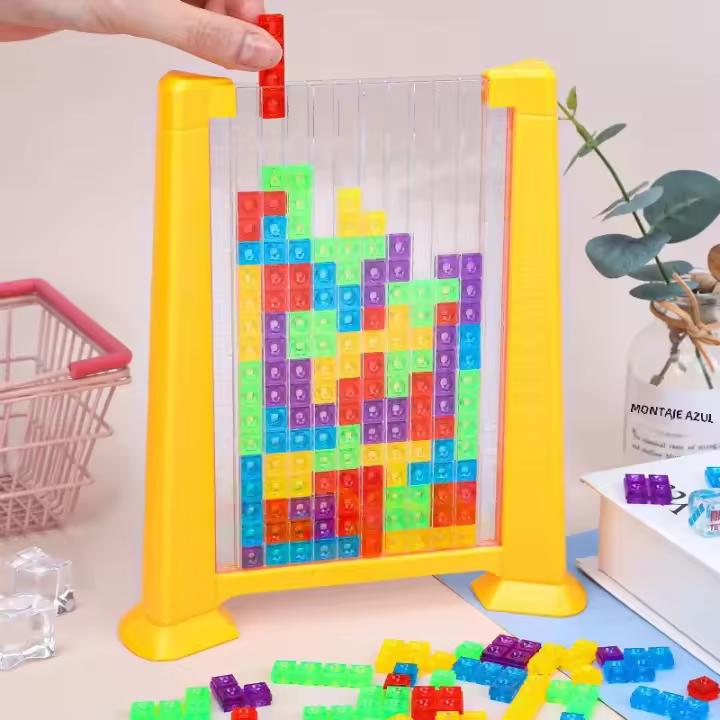 Juguetes Iluminadores Para Niños Bloques Inteligentes Versátiles Tetris Juegos De Mesa De Rompecabezas Tablero De Juegos Para Niños Entre 6 Y 12 Años Material De Plástico ABS - 1