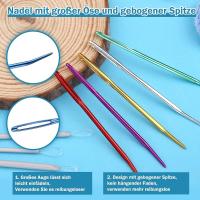 17 Agujas De Yarn Para Crochet Y Tejer Agujas De Mano Para Darn Y Costura De Lana Herramientas De Tejer Y Crochet - details 2