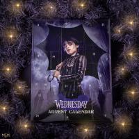 Calendario Adviento MIERCOLES ADDAMS 2023 Wednesday Advent Calendar Cinereplicas, 24 días 24 regalos - details 0