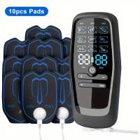 Estimulador Muscular Eléctrico De Terapia Tens Fisioterapia Masajeador Digital EMS Acupuntura Para Cuerpo Máquina De Adelgazamiento - details 6