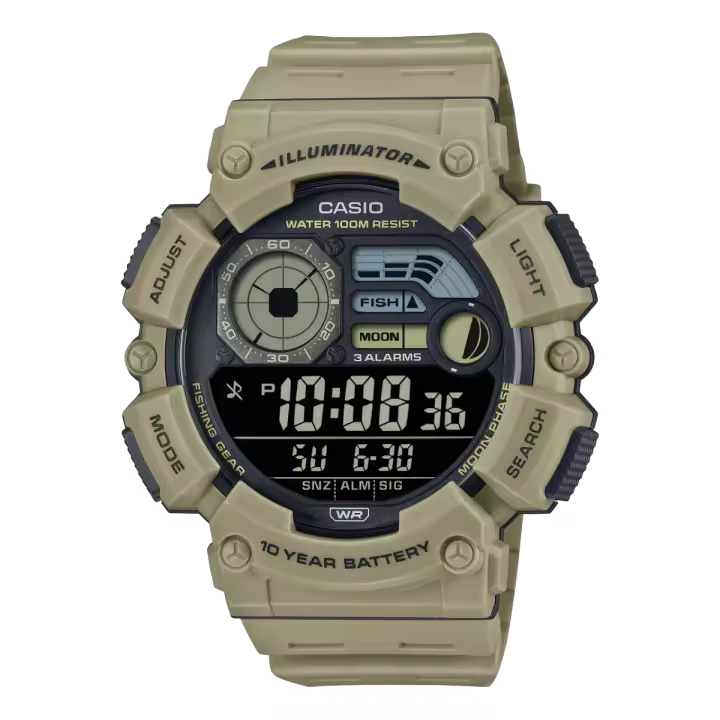 Reloj CASIO Hombre Collection WS-1500H-5BVEF - Digital - Resistente al agua 100m - 1