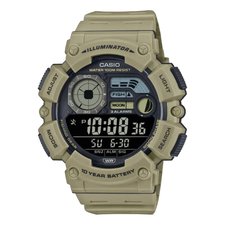 Reloj CASIO Hombre Collection WS-1500H-5BVEF - Digital - Resistente al agua 100m - 1