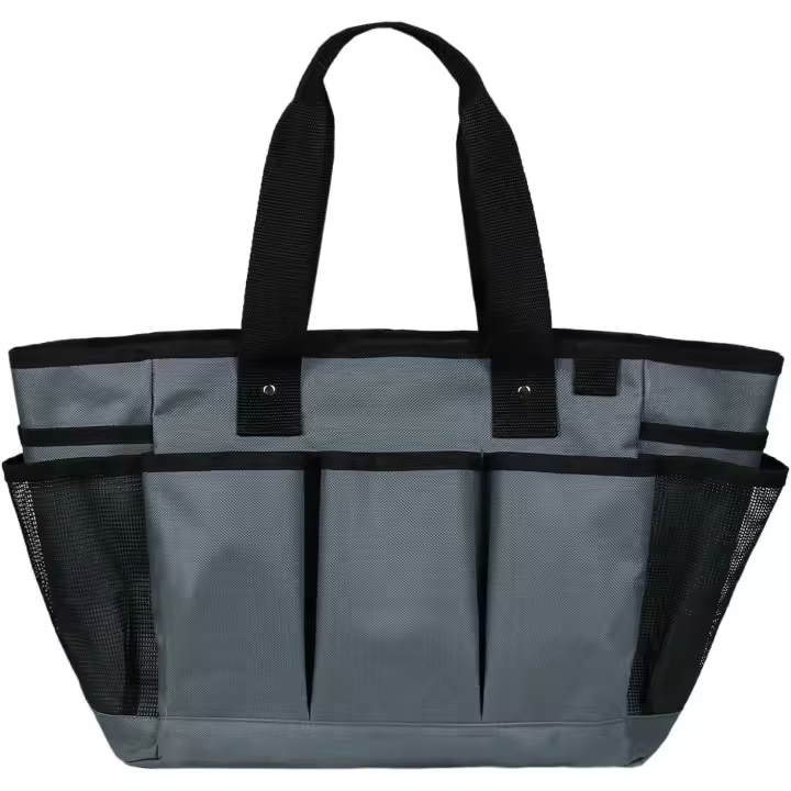 Bolsa de almacenamiento impermeable con 11 bolsos, organizador para el hogar para la jardinería interior y exterior, 13,5 "X 10,2" x 7,5" - 1