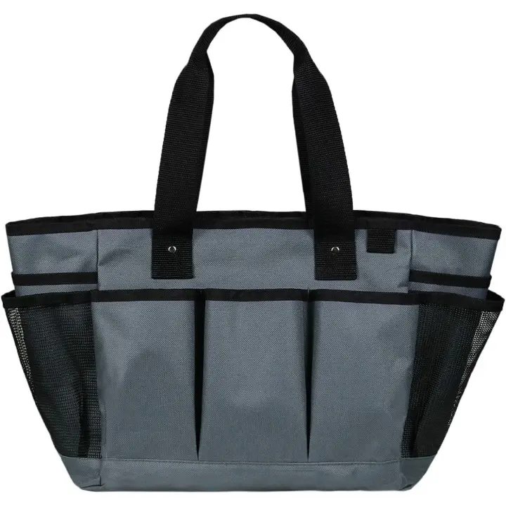 Bolsa de almacenamiento impermeable con 11 bolsos, organizador para el hogar para la jardinería interior y exterior, 13,5 "X 10,2" x 7,5" - 1