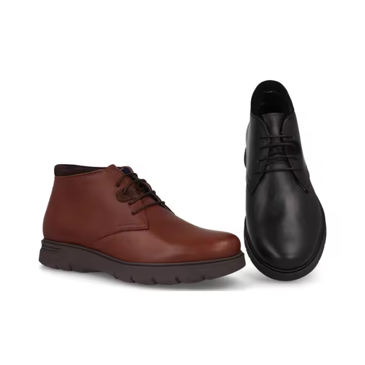 Mº2019 - ORIGINAL ST BOTIN CABALLERO PIEL   COLORES : Mn , CUERO  TALLAS: 39 AL 46  CORTE EXTERIOR: PIEL  FORRO INTERIOR: TEXTIL  PLANTILLA: TEXTIL  / EXTRAIBLE  ALTURA TACÓN / CUÑA : 4 CM.  PISO : SINTÉTICO - 1