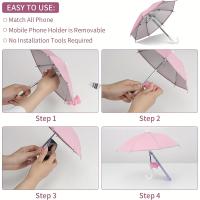 Paraguas Móvil Mini Con Soporte De Succión De Cerdo Universal Para Exteriores Sombrilla Antigolpeante Y Anti-reflejo Material De Poliéster - details 8