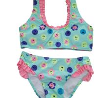Sweet Secret bikini de niña de flores y emoticonos - details 0