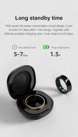 Anillo Inteligente R09 Para Hombres Y Mujeres Con Estuche De Carga Monitor De Tasa Cardíaca Oxígeno Sanguíneo Temperatura De Piel Impermeable 5ATM Para Android iOS - details 12