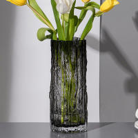 Vaso De Flor De 25cm Glaciador Vidrio Transparente Para Arreglo Floral Decoración De Mesa Del Salón Y Comedor - details 1
