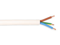 Manguera eléctrica 3x1.5mm² blanca redonda 3G1.5  Cable eléctrico blanco 3 x 1,5 mm²  5-20m. Longitud a elegir - details 2