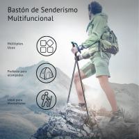 Bastones de Senderismo y Trekking Plegables – Palos para Caminar, Trail Running y Marcha Nórdica – Bastón Ajustable de Aleación de Aluminio, Ligeros para Montañismo y Viajes. Bastón Multifunción - details 4