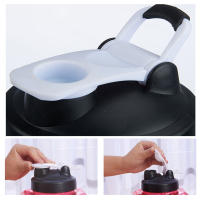 Botella De Agua Para Camping Y Gimnasio Forma De Dumbbell Seguridad En El Trabajo Outdoors Fitness Ciclismo Deporte PET 550mL/2600mL Tamaño Ajustable Para Hombres - details 2