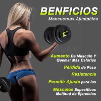 20-40KG Pesas y Mancuernas Ajustables, con Barra de enlace para curl Mancuernas, con Barra de Unión Recta Pesas y Mancuernas, con agarre antideslizante Pesas - details 0