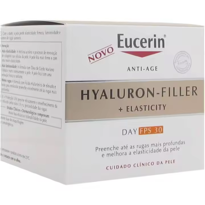 EUCERIN CREMA HYALURON-FILLER + ELASTICITY dia spf 30 todo tipo de pieles reduce las arrugas mas profundas y manchas 50ml - 1
