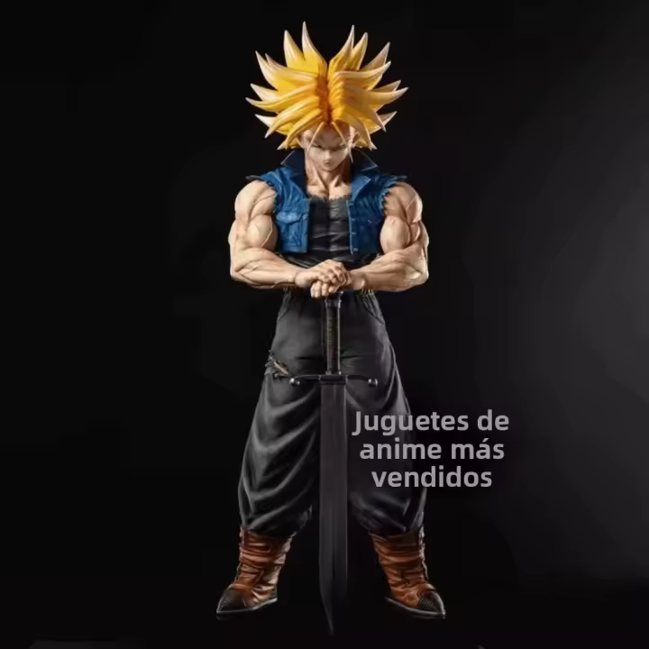 Figura De Acción Anime Dragon Ball Z Trunks 25cm/9.84in PVC Estatua Colección Modelo Juguete Para Niños Regalos - 1