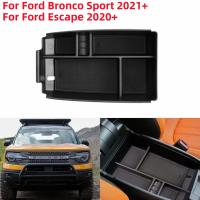 Organizador De Centro De Almacenamiento Para Coche Para Ford Escape 2020-2023 Y Bronco Sport 2021-2023 Caja De Apoyo Del Brazo Secundaria Con Compartmentalización - details 0