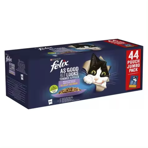 Felix Fantastic Multipack Selección De Sabores En Gelatina Para Gatos 44 X 85 Gr - 1