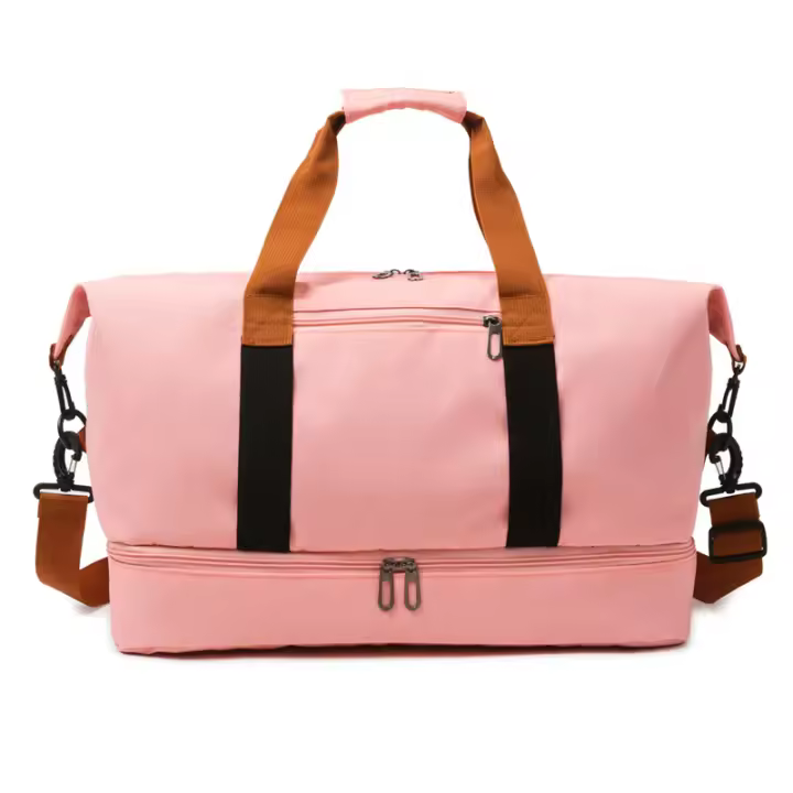 Cintura de gran capacidad para hombres y mujeres, deportes impermeables para el fin de semana, bolso para hombre, estilo de moda seco y húmedo - 1