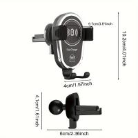 Soporte Móvil Coche, Cargador Inalámbrico de Coche de 15W, Compatible con iPhone 16 15 14 13 12 11 Series 8, Galaxy S24, Galaxy S22, Galaxy S23, Galaxy S20, Galaxy S21, xiaomi12, Xiaomi12S, Cargador inalámbrico de coche - details 6