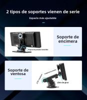 BQCC Reproductor Multimedia Portátil Para Coche 10.26 Pulgadas Pantalla IPS Car DVR Con Carplay Sin Cable Android Auto BT USB TF AUX Stereo Inteligente - details 10