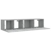 vidaXL Set de muebles para TV 2 pzas madera contrachapada gris Sonoma - details 2