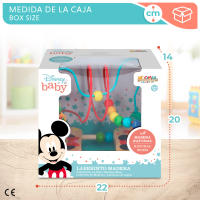 WOOMAX - Laberinto de madera Disney Baby 3D 18,5 cm, recorrido de cuentas, Mickey y Minnie, juguete educativo, juega y aprende, juego para bebés +18 meses - details 5