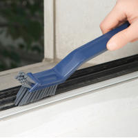 Cepillo De Limpieza Multifuncional 2 En 1 Para Esquinas Y Ganchos 2pcs Herramienta De Limpieza Para Paredes Y Azulejos Del Baño Y Piso Material Plástico Ecológico - details 9