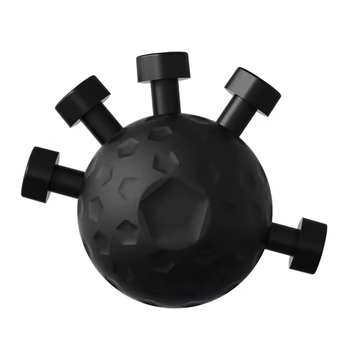 Fortalecedor de dedos de cinco dedos, equipo de entrenamiento de fitness con pelota de agarre de presión, fortalecedor de agarre de muñeca, ejercicio y descompresión de dedos - 1