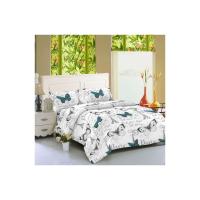 Juego de Sábana 4 piezas diseño unisex estampado corazones, mariposas, geométrico y floral para camas de 135 cm y 150 cm - details 2