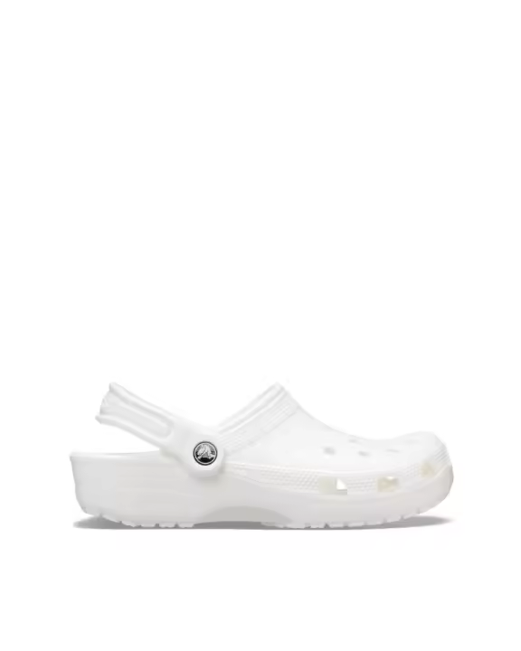 Crocs 10001 CLASSIC Sandalias Chancletas Hombre Mujer Blanco - 1