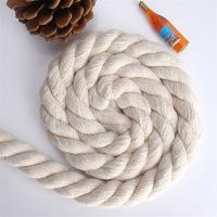 Cord Macramé De Algodón Tejido Para Artesanía DIY Hilo De Cuerda Natural Beige Para Tejer Y Hacer Colgantes De Pared - details 3