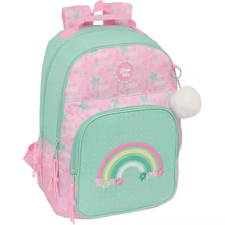 Glowlab - Mochila escolar GLOWLAB AMAZING doble 32x15x42 cm para niños, resistente y funcional con compartimentos separados, ideal para viajes y uso diario - 1