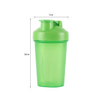 Botella De Deporte Con Bolas De Mezcla a Prueba De Fugas Para Proteína De Caseína Bolsa De Bebida Fitness Y Gimnasio 400ML - details 4