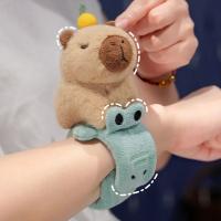 Capybara Slap Snap Wrap Muñequera De Peluche Divertida Para Mano Regalo Creativo Y Divertido Juguete De Perro Gato Kawaii - details 13
