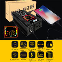 Inversor De Coche Inteligente 6000W Dual USB Poder Inteligente Inversor DC 12V a AC 110V 220V Con Pantalla LCD Para iPad Teléfono - details 10