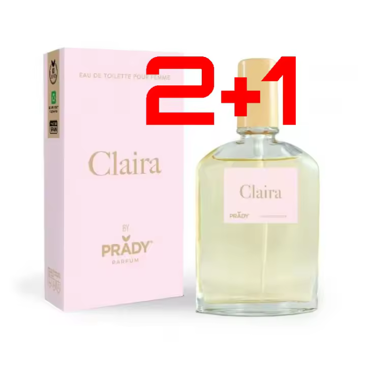 2+1 Gratis CLAIRA Eau de Toilette para mujer 90ml Prady Fragancia inspirada en otros perfumes Pour Femme Colonia - 1