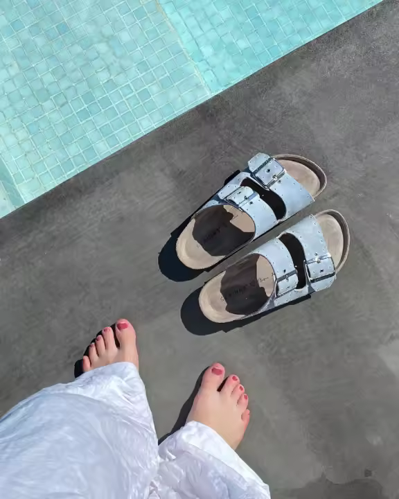 Genuins Honolulu Velour Mujer - Sandalias planas de vestir - Calzado Eco Extracómodo - 1
