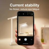 Lámpara De Escritorio LED Recargable USB Con Iluminación Nocturna Táctil Portátil Protección Ocular Para Lectura Y Dormir Luz De Noche Ajustable - details 5