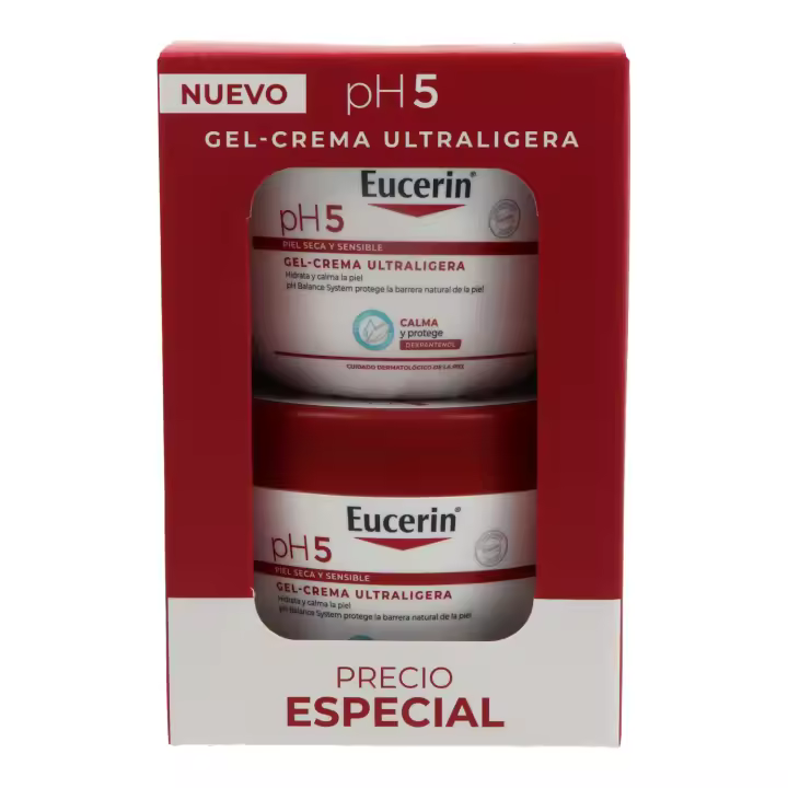 Eucerin Gelcrema Ultra Ligera 350ml X2 - 1