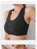 Soutien-gorge Push up Respirable Para Mujeres Deporte Running Yoga Fitness Transpirable Y Elástico Underwear Deportivo - details 10