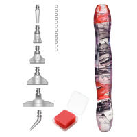Kit De Pincel Para Pintura Diamante 5D Con 6 Cabezas De Succión Y 1 Pincel De Arcilla Para Pintura Diamante Material De Resina - details 1