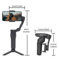 Gimbal Portátil L7CPro De 3 Ejes Con Rastreo De Rostro AI Y Luz De Relleno Para iPhone/Android Ideal Para Vlogs Estabilizador Antisucción - details 2