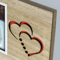 Zep Marco Portafotos Love Enamorados 10x15 Madera Blanco y Marrón - details 2
